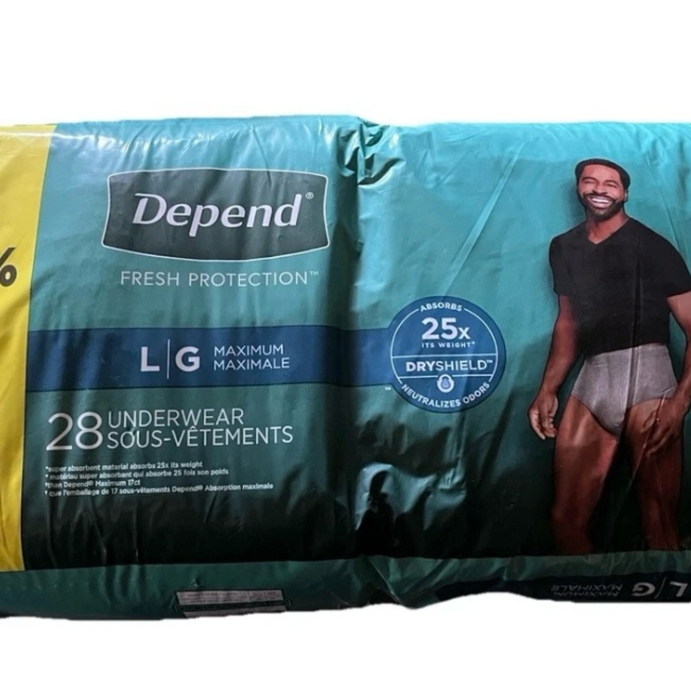 Depend ~ Underwear ~ Large ~ Adult Diapers